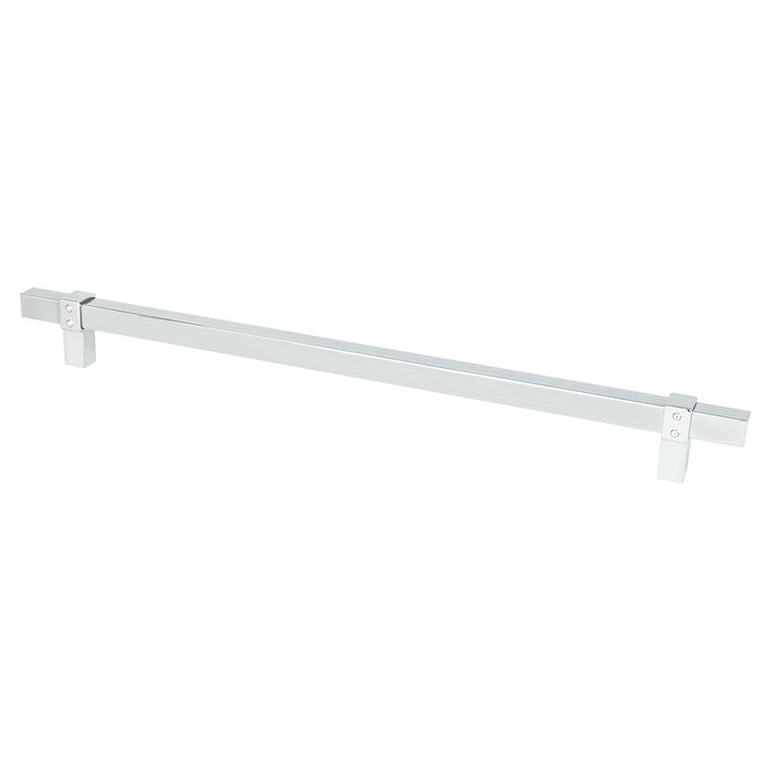 Berenson 5089-4026-P Rivet Rebel 12 inch CC Polished Chrome Appliance Pull Polished Chrome