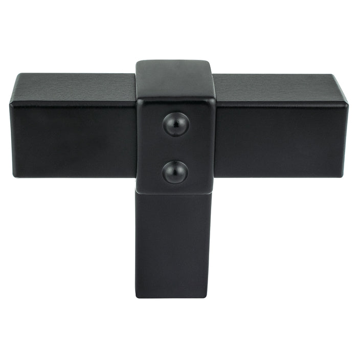 Berenson 5090-4055-P Rivet Rebel Matte Black Knob Matte Black