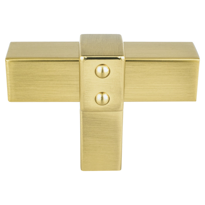 Berenson 5102-4MDB-P Rivet Rebel Modern Brushed Gold Knob Modern Brushed Gold