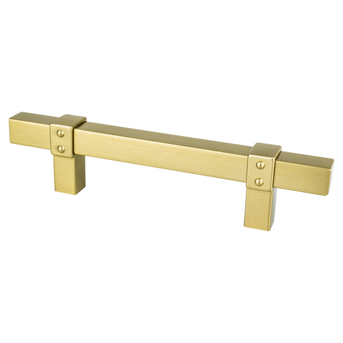 Berenson 5103-4MDB-P Rivet Rebel 96mm CC Modern Brushed Gold Pull Modern Brushed Gold