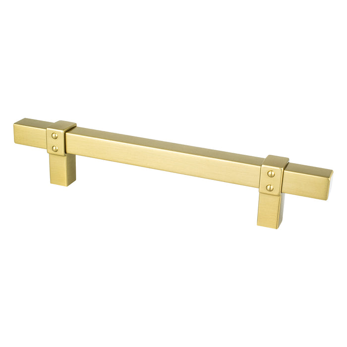Berenson 5104-4MDB-P Rivet Rebel 128mm CC Modern Brushed Gold Pull Modern Brushed Gold