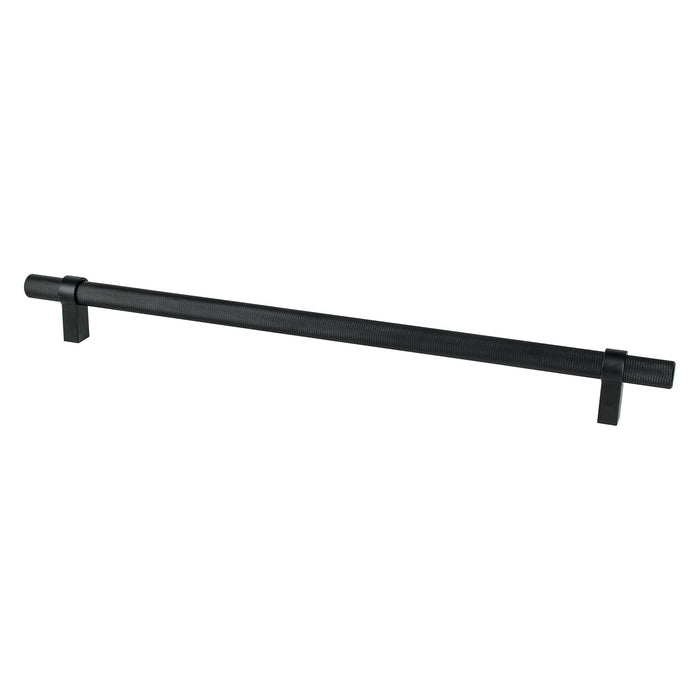 Berenson 5137-4055-P Radial Reign 18 inch CC Matte Black Appliance Pull Matte Black