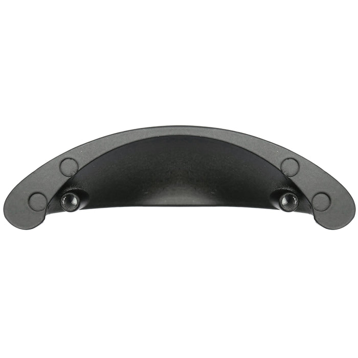 Laurey 52320 2 1/2" Nantucket Cup Pull - Matte Black