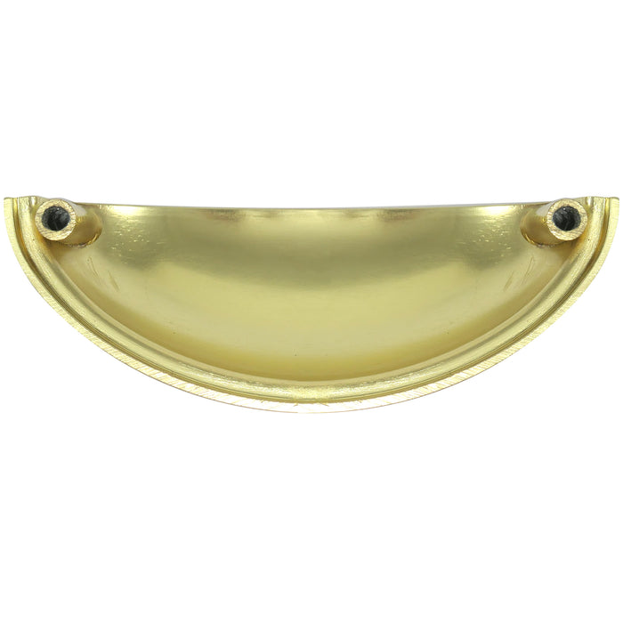 Laurey 52404 3" Cup Pull - Newport - Satin Brass