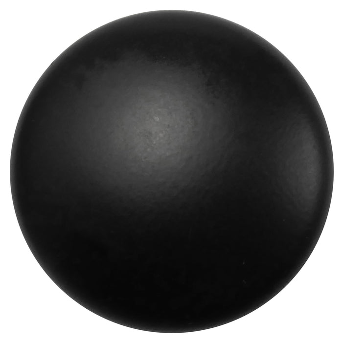 Laurey 54620 1 3/8" Hollow Steel Knob - Matte Black