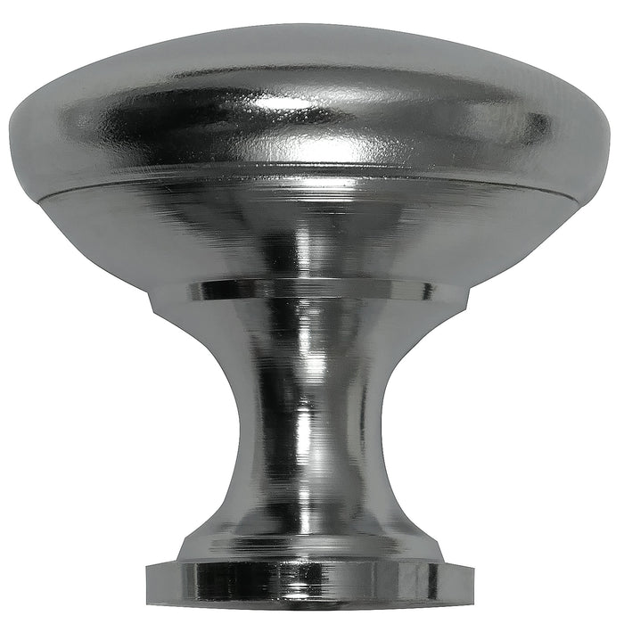 Laurey 54626 1 3/8" Hollow Steel Knob - Polished Chrome
