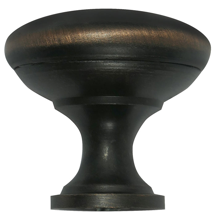 Laurey 59907 1 3/8" Hollow Steel Knob ORB- 10 pc Value Pack (54666)