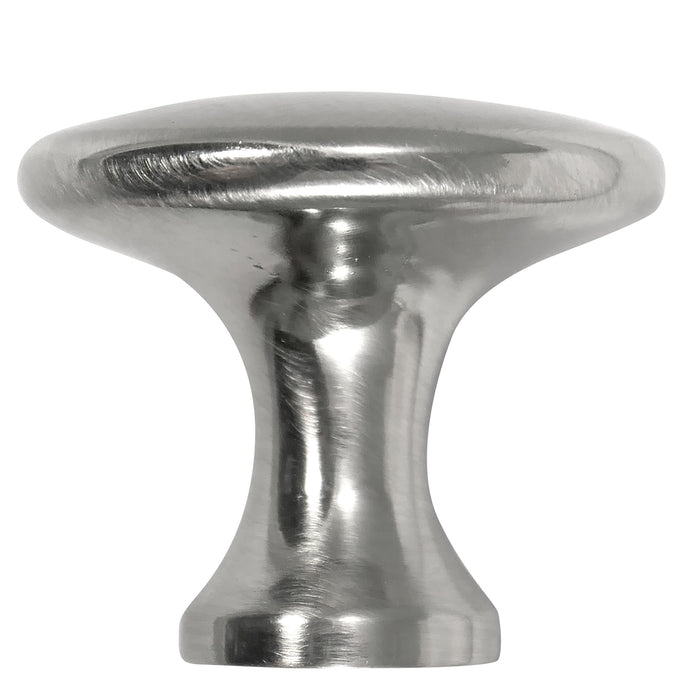 Laurey 59901 1 1/4" Knob - Brush Satin Nickel - 10 pc Value Pack (55559)