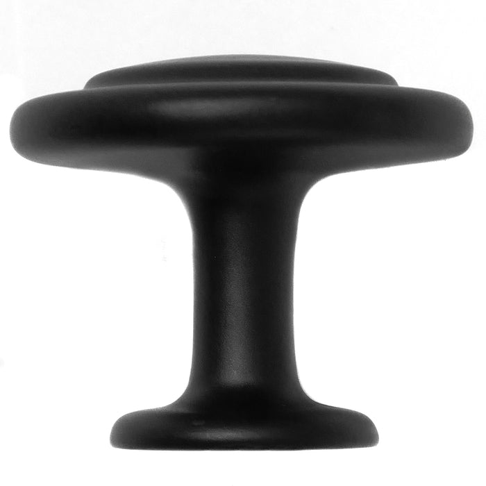 Paradise Bathworks 57020 1 3/8" Knob Newport  Matte Black