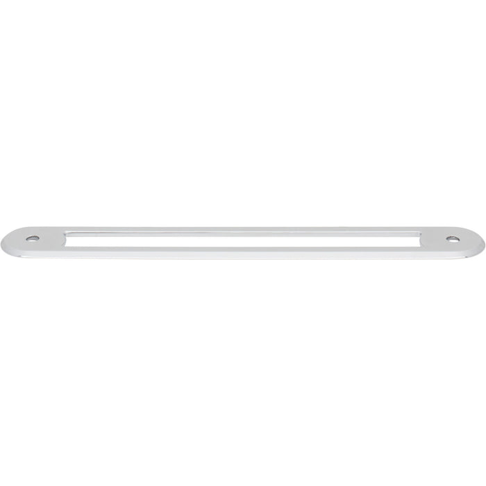 Top Knobs TK3354PC Brockwell 6 5/16" Center to Center Pull Backplate Polished Chrome - KnobDepot