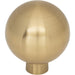 Top Knobs TK3341HB Brockwell 1 1/4" Diameter Round Knob Honey Bronze - KnobDepot