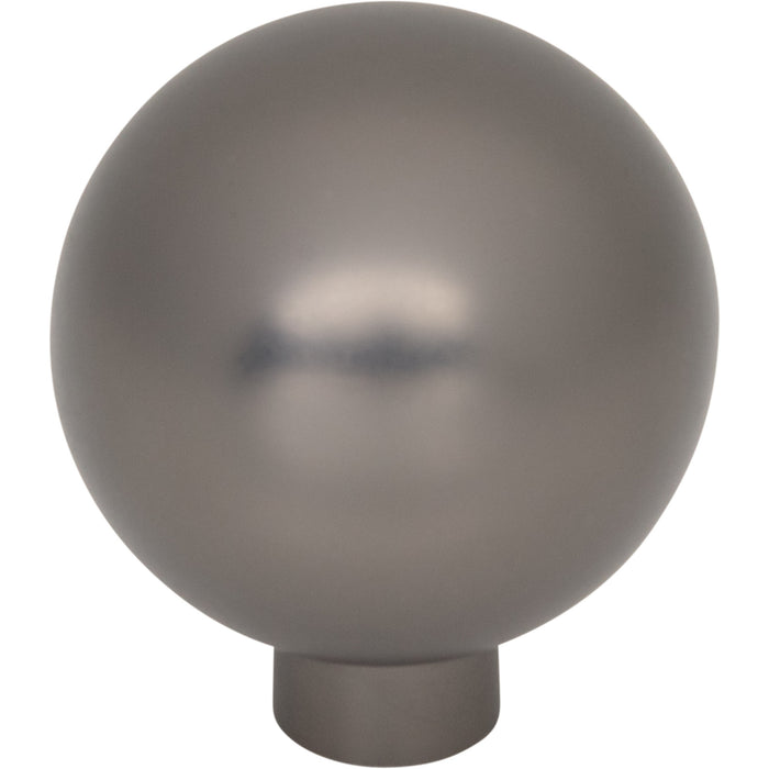 Top Knobs TK3341AG Brockwell 1 1/4" Diameter Round Knob Ash Gray - KnobDepot