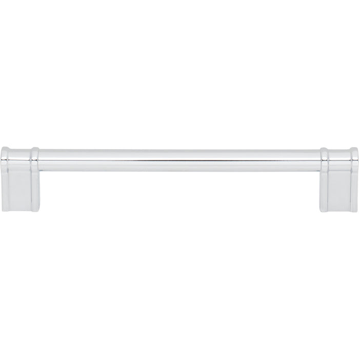 Top Knobs TK3384PC Newburn 6 5/16" Center to Center Bar Pull Polished Chrome - KnobDepot