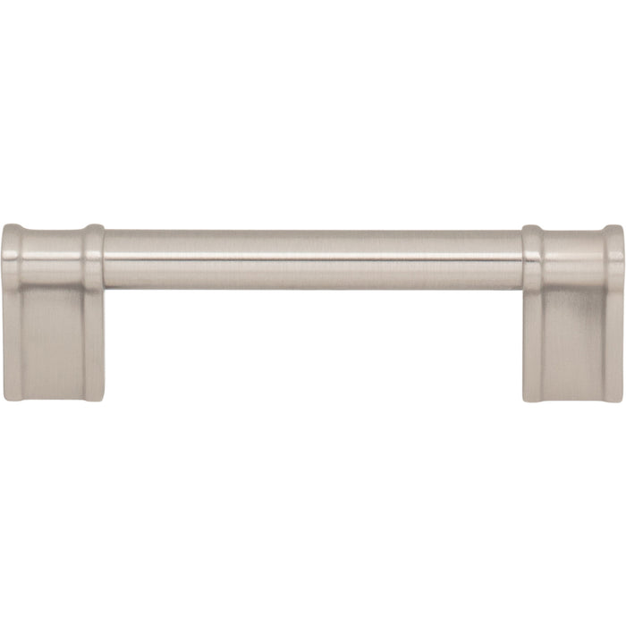 Top Knobs TK3382BSN Newburn 3 3/4" Center to Center Bar Pull Brushed Satin Nickel - KnobDepot