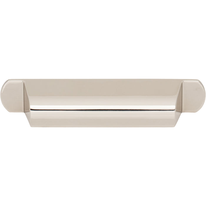 Top Knobs TK3361PN Cressing 3 3/4" Center to Center Cup/Bin Pull Polished Nickel - KnobDepot