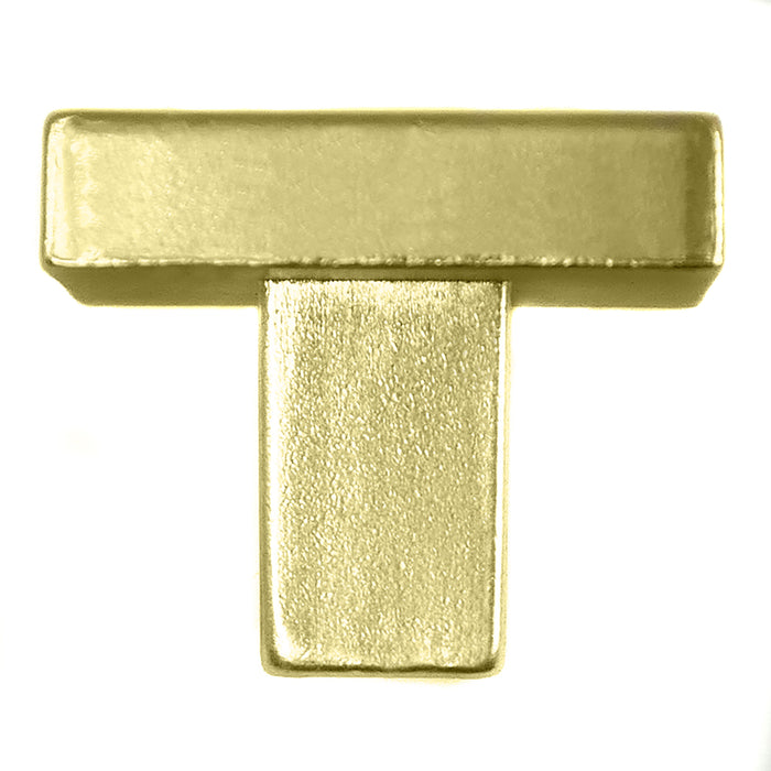 Laurey 72810 7/8" Square Knob - Cosmo - Satin Brass