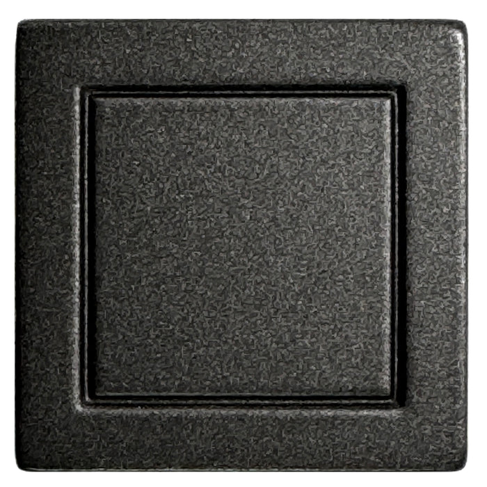 Laurey 72832 7/8" Square Knob - Cosmopolitan - Matte Grey