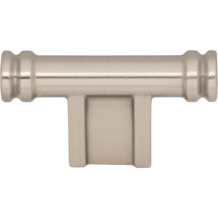 Top Knobs TK3380BSN Newburn 2 1/4" Length Bar Knob Brushed Satin Nickel - KnobDepot