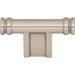 Top Knobs TK3380BSN Newburn 2 1/4" Length Bar Knob Brushed Satin Nickel - KnobDepot