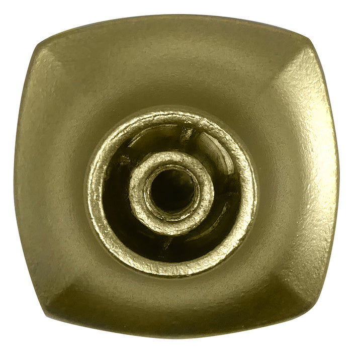 Laurey 74410 1 1/2" Square Knob - Aventura - Satin Nickel