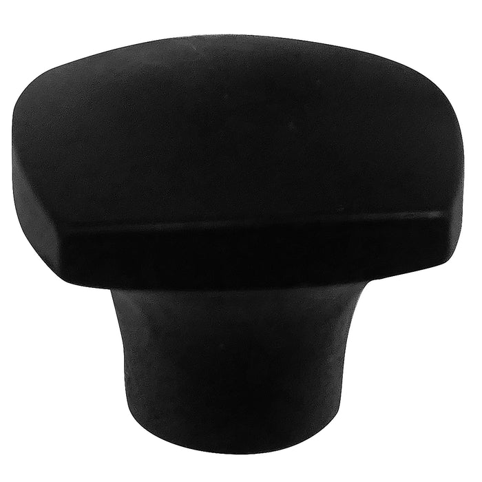 Laurey 74420 1 1/2" Square Knob - Aventura - Matte Black