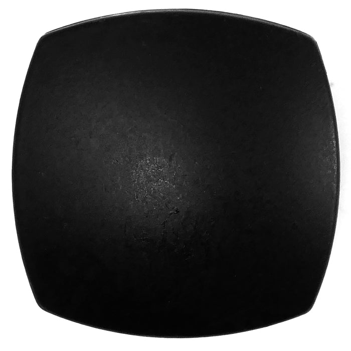 Laurey 74420 1 1/2" Square Knob - Aventura - Matte Black