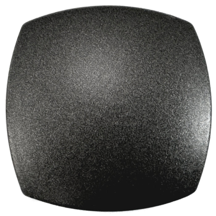 Laurey 74432 1 1/2" Square Knob - Aventura - Matte Grey
