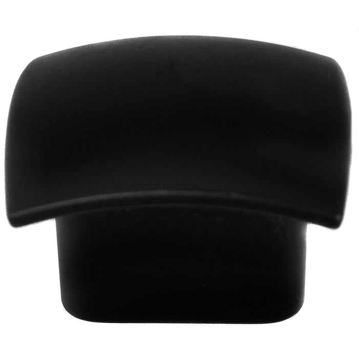 Laurey 74520 1 1/2" Square Knob - Aventura - Matte Black