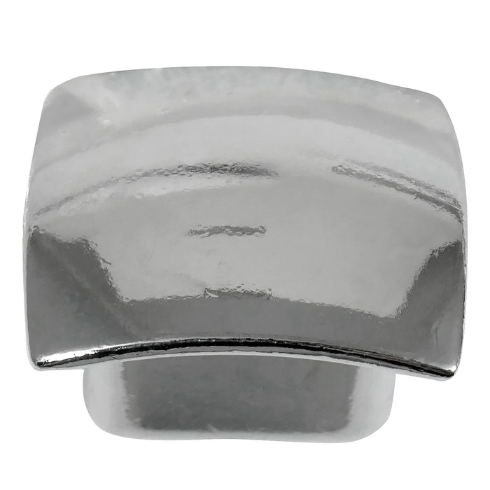 MNG Hardware 19926 1 1/2" Square Knob - Savannah - Polished Chrome (74526)