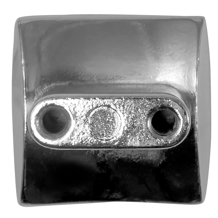 MNG Hardware 19926 1 1/2" Square Knob - Savannah - Polished Chrome (74526)