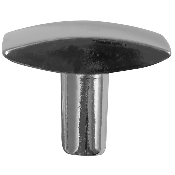 MNG Hardware 19926 1 1/2" Square Knob - Savannah - Polished Chrome (74526)