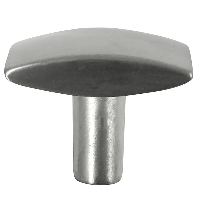 MNG Hardware 19928 1 1/2" Square Knob - Savannah - Satin Nickel (74528)