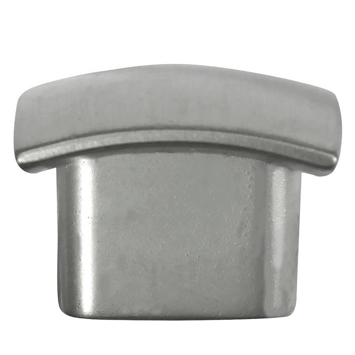 MNG Hardware 19928 1 1/2" Square Knob - Savannah - Satin Nickel (74528)