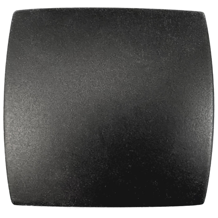 Laurey 74532 1 1/2" Square Knob - Aventura - Matte Grey