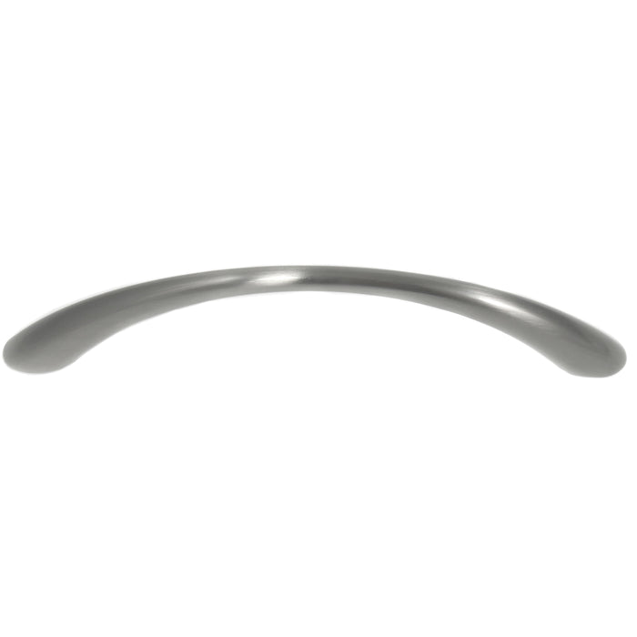 Laurey 59904 96mm Tapered Arch Pull - Brushed Satin Nickel - 6 pc - Value Pack (75128)