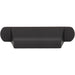 Top Knobs TK3360BLK Cressing 2 3/4" Center to Center Cup/Bin Pull Flat Black - KnobDepot