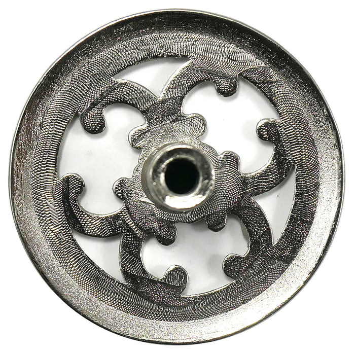 Paradise Bathworks 79039 1 1/2" Georgetown Filigree Knob - Satin Chrome