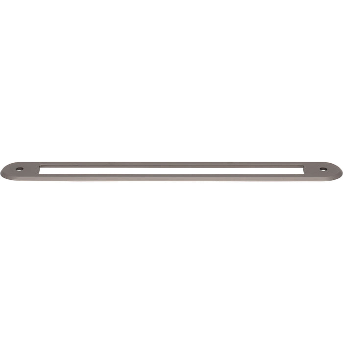 Top Knobs TK3355AG Brockwell 7 9/16" Center to Center Pull Backplate Ash Gray - KnobDepot