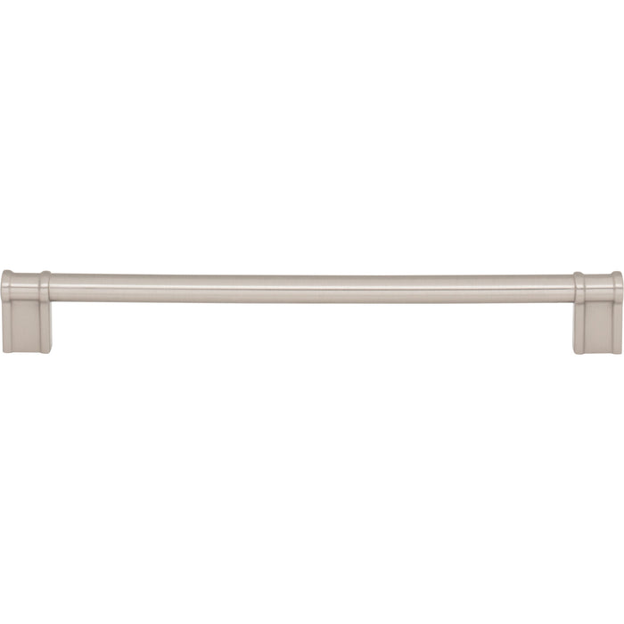 Top Knobs TK3386BSN Newburn 8 13/16" Center to Center Bar Pull Brushed Satin Nickel - KnobDepot