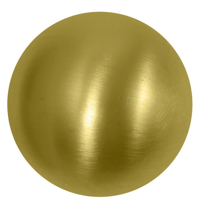 MNG Hardware 80605 Austin Round Knob - Matte Brushed Brass