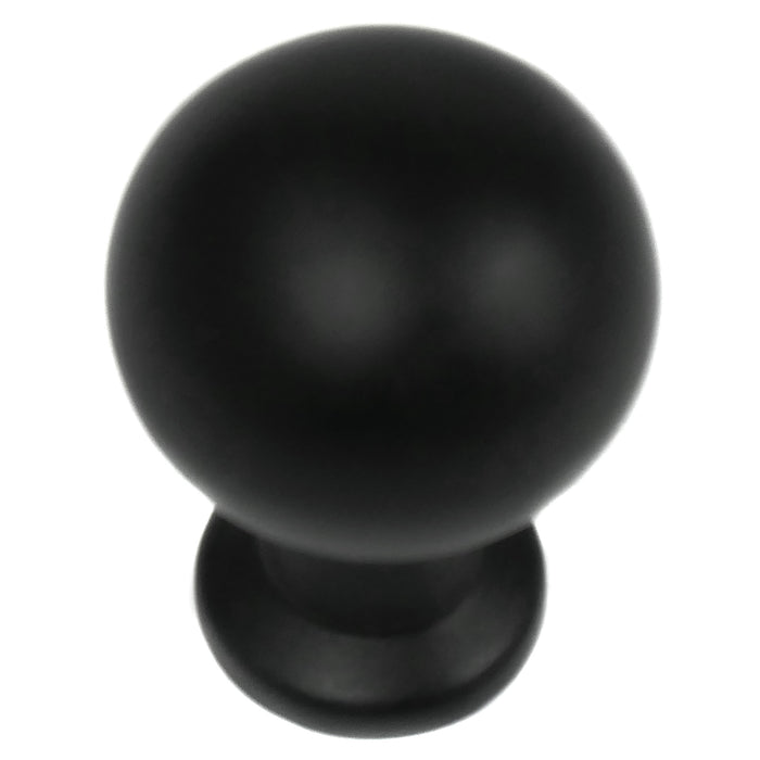 MNG Hardware 80620 Austin Round Knob - Matte Black
