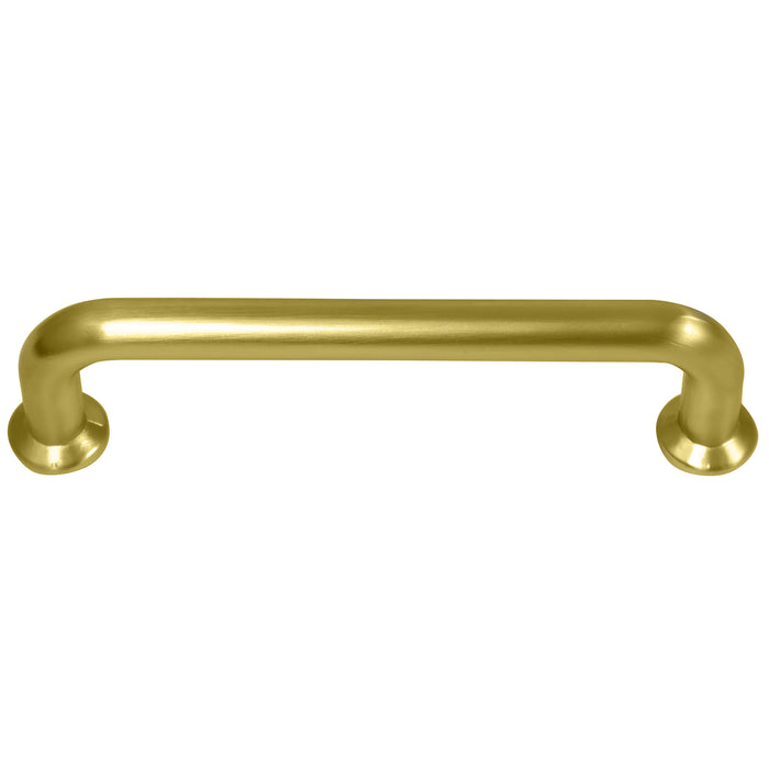 MNG Hardware 80805 128mm Austin Pull - Matte Brushed Brass
