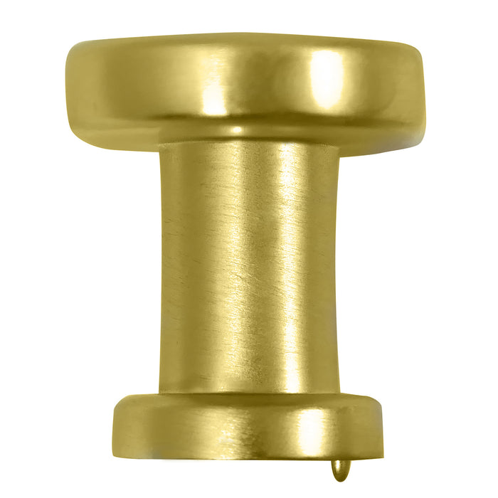 MNG Hardware 81204 Aspen Oval Knob - Matte Brushed Brass