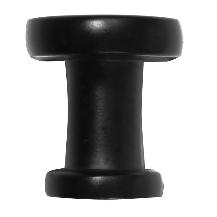 MNG Hardware 81220 Aspen Oval Knob - Matte Black