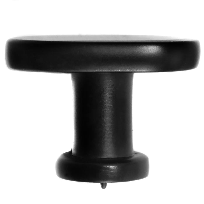 MNG Hardware 81220 Aspen Oval Knob - Matte Black