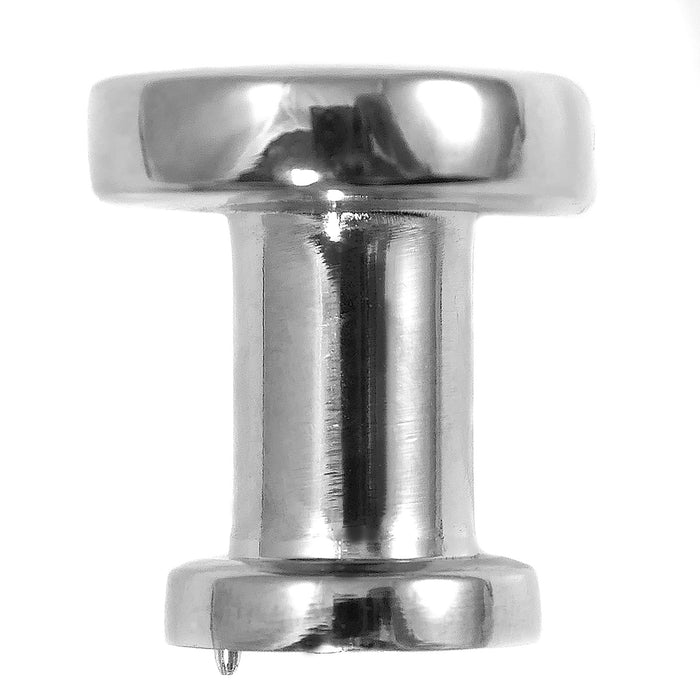 MNG Hardware 81226 Aspen Oval Knob - Polished Chrome