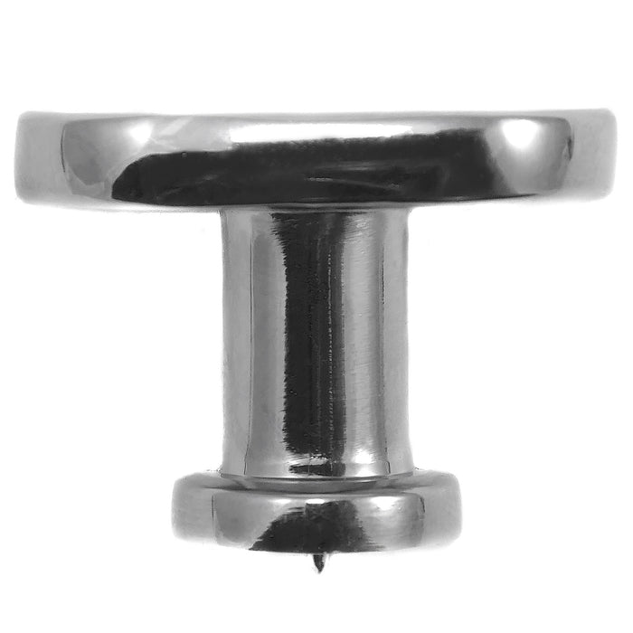 MNG Hardware 81226 Aspen Oval Knob - Polished Chrome