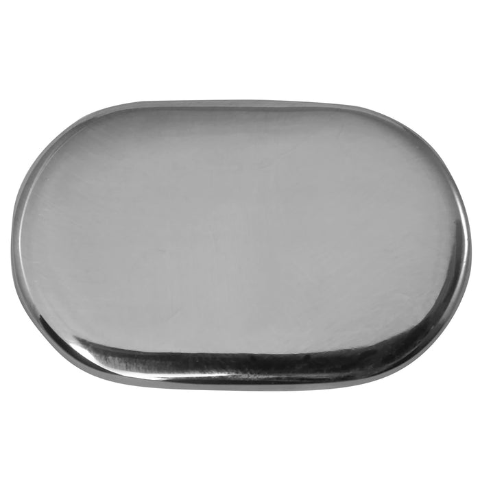 MNG Hardware 81226 Aspen Oval Knob - Polished Chrome