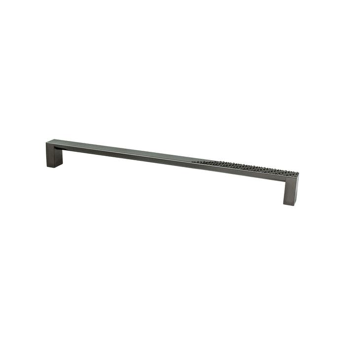Berenson 8125-1098-P Roque 12 inch CC Black Nickel Appliance Pull Black Nickel