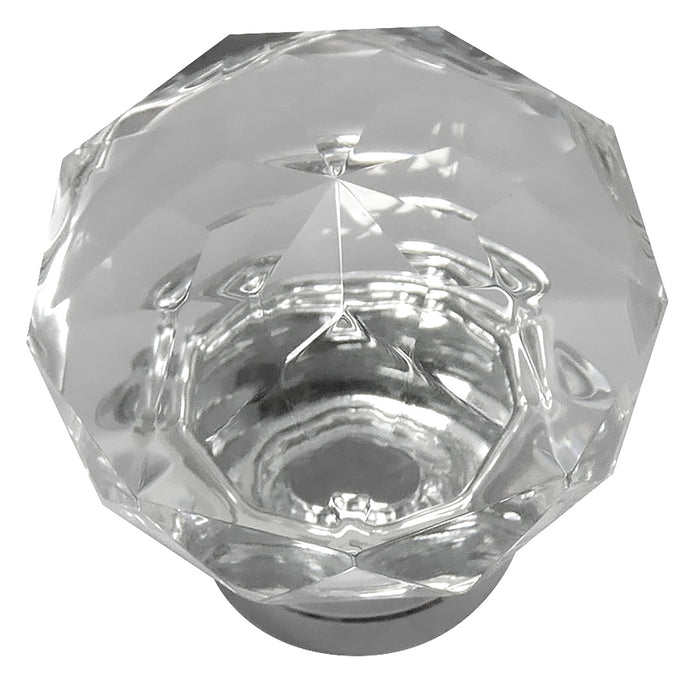 Paradise Bathworks 81926 1 3/4" Knob - Kristal - Polished Chrome